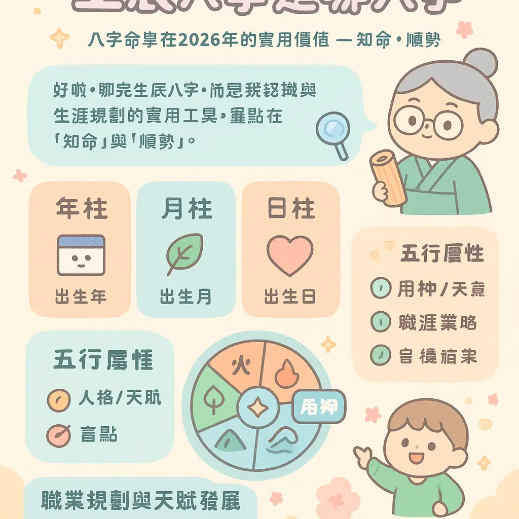 生辰八字是哪八字 - 八字命學