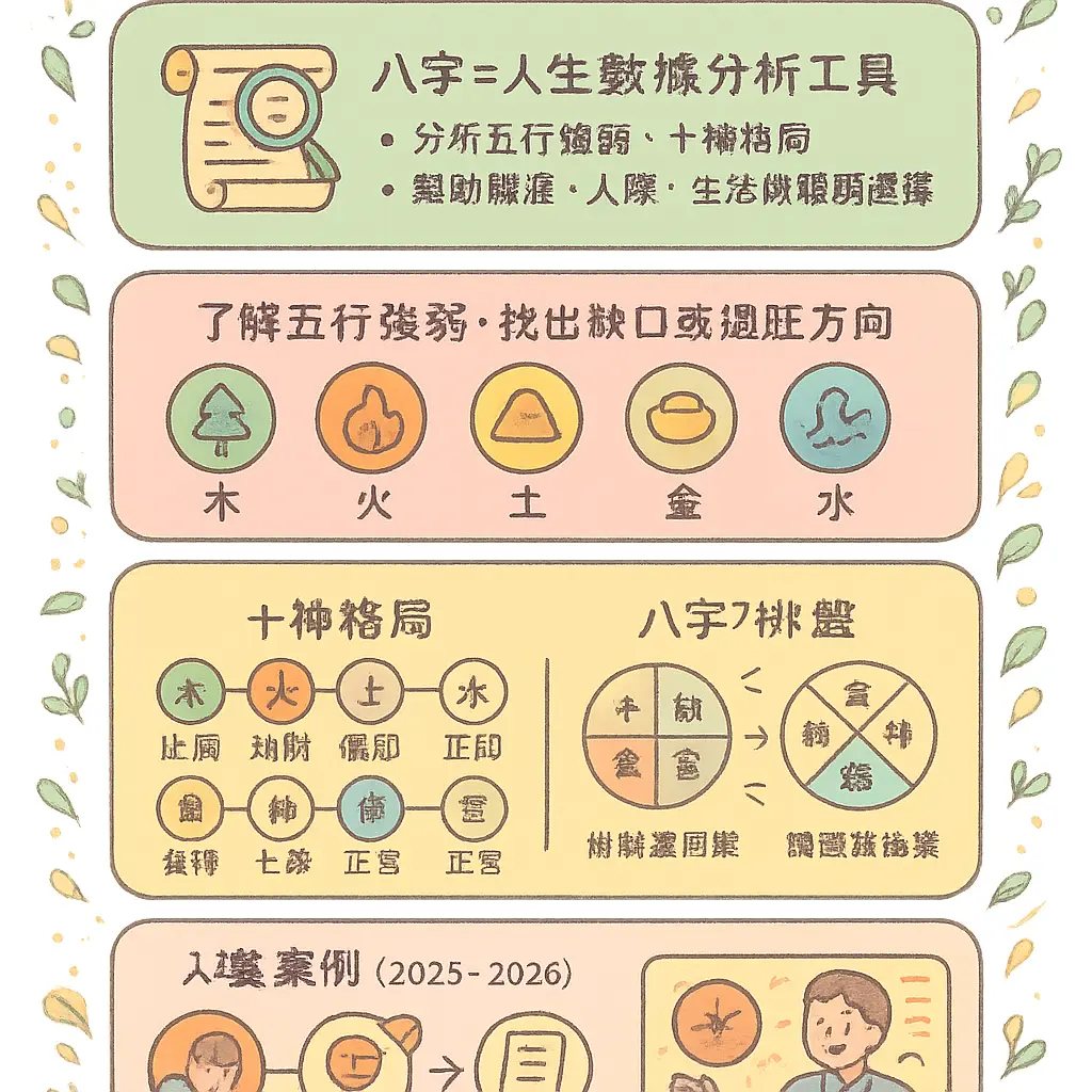 生辰八字查詢 - 八字