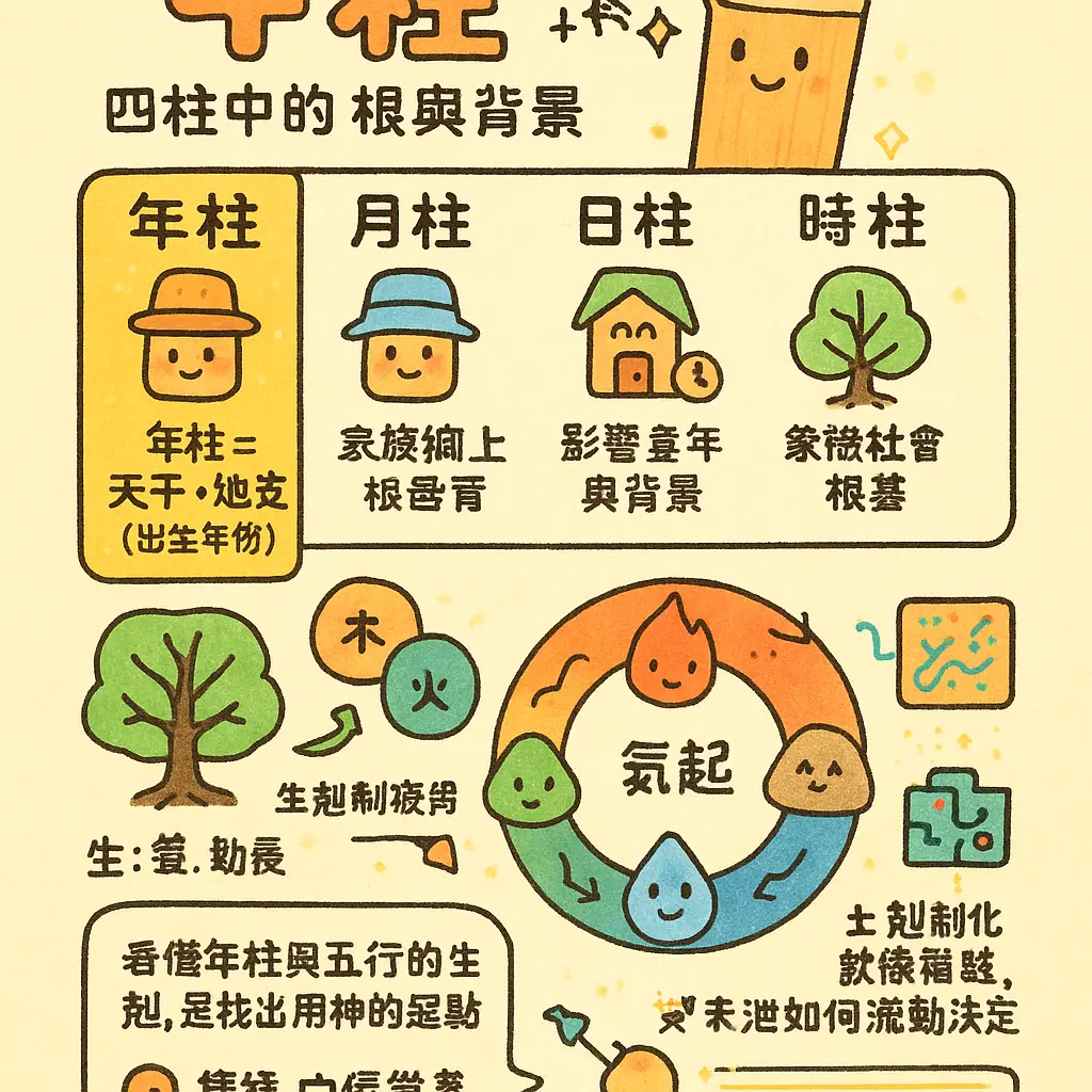 八字哪八字 - 年柱