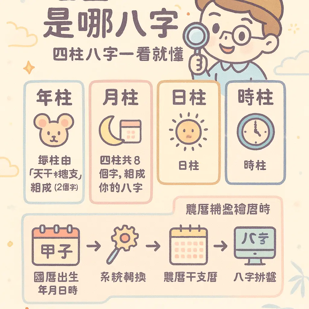 生辰八字是哪八字 - 四柱