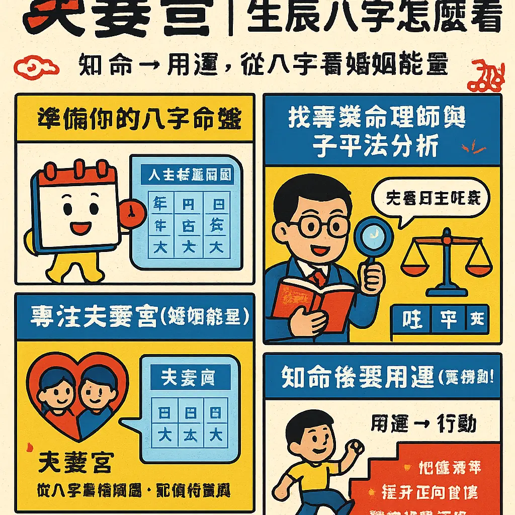 生辰八字怎麼看 - 夫妻宮