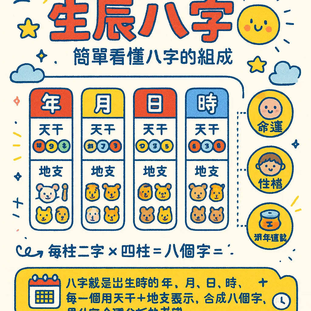 生辰八字是哪八字 - 生辰八字