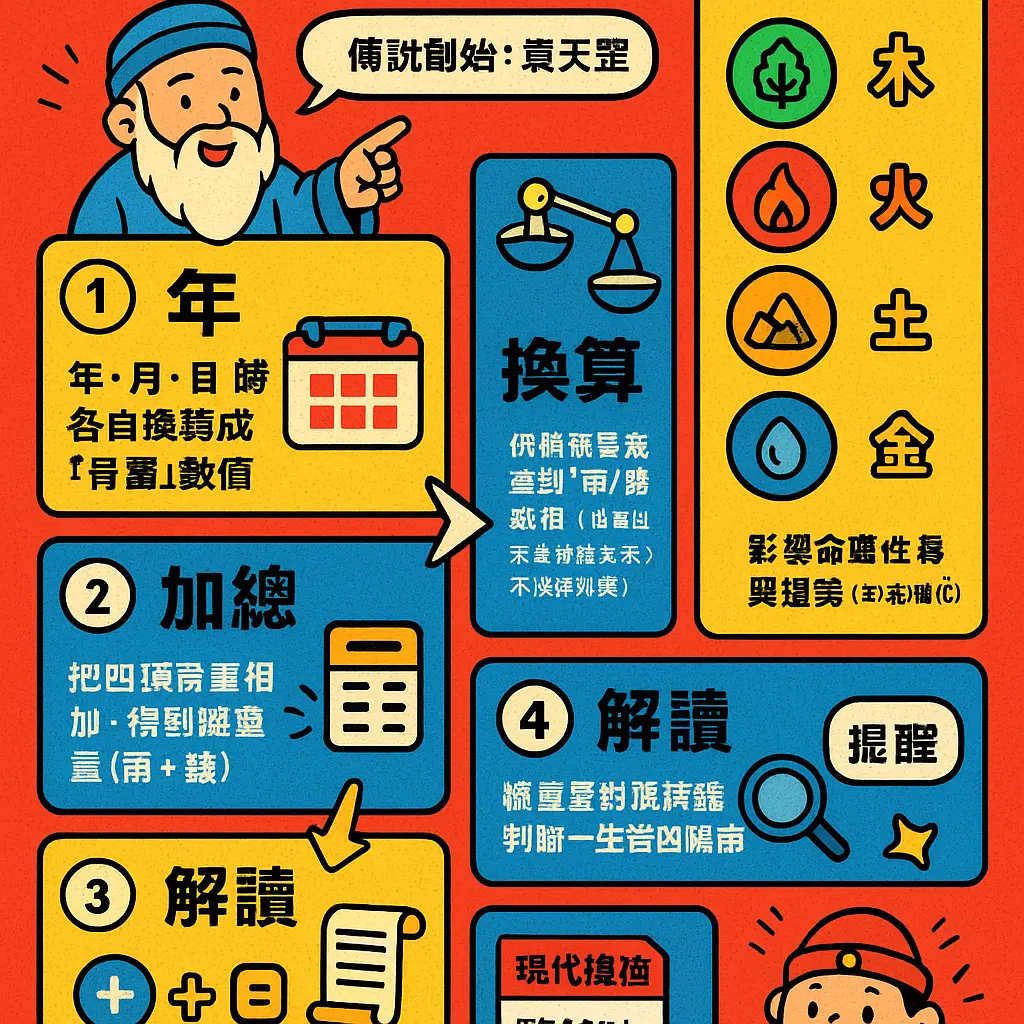 八字怎麼算 - 五行