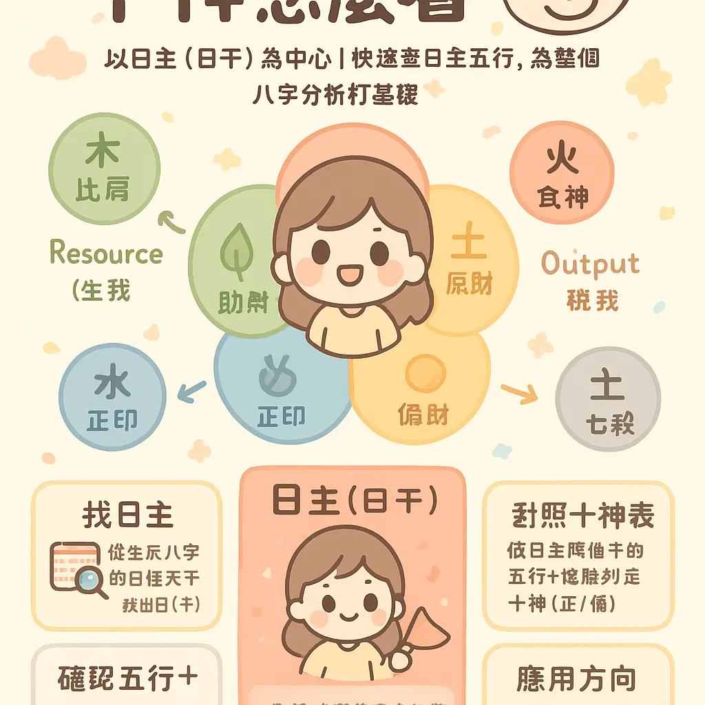 生辰八字怎麼看 - 十神