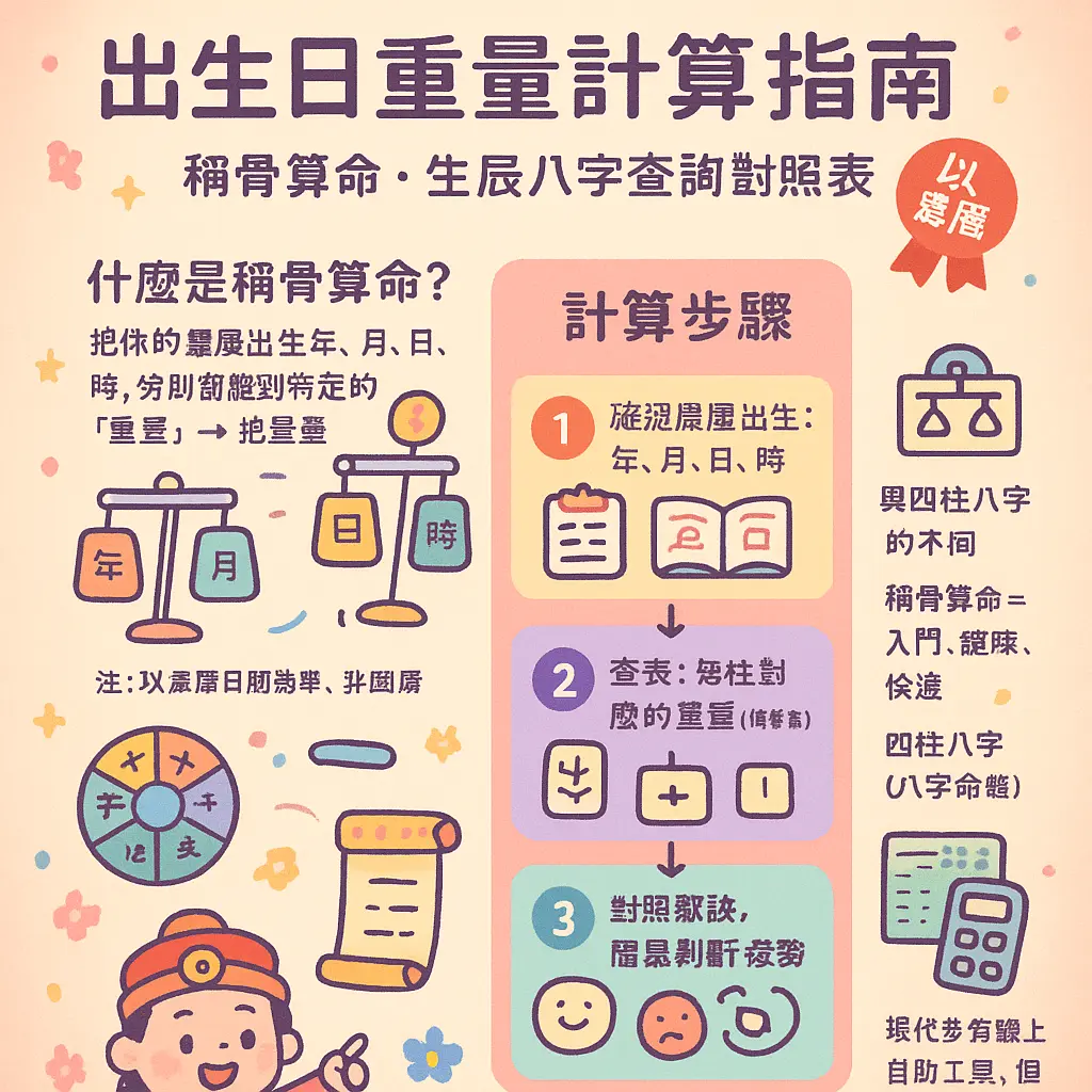 生辰八字查詢對照表 - 八字